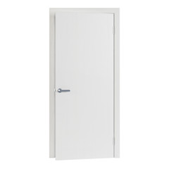 Interroom door isolated on white background. 3D rendering.
