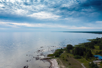 Gulf of Riga, Baltic sea next to Kaltene, Latvia.