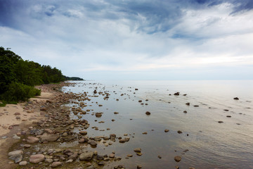 Gulf of Riga, Baltic sea next to Kaltene, Latvia.