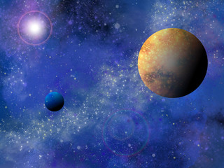 Obraz na płótnie Canvas solar system