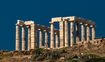 Fototapeta premium Temple de Poséidon au cap Sounion, Grèce