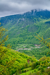 Montenegro, Famous durdevica tara bridge building connecting both sides of second largest canyon in the world, the tara canyon