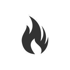 Fire flame icon template black color editable. Fire flames symbol vector sign isolated on white background. Simple logo vector illustration for graphic and web design.