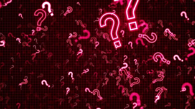 マゼンダネオンの疑問「？」はてなの世界　　ループ