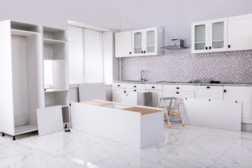 Installation Of Kitchen Drawer In Cabinet