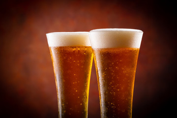 ビールで乾杯