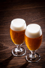 ビールで乾杯