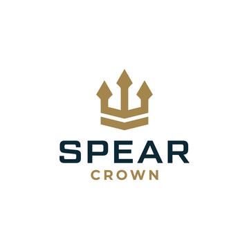 Crown logo design concept.