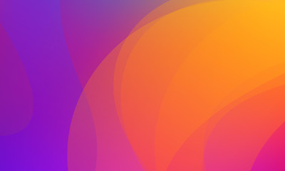 Dynamic gradient background design with artistic, modern colorful waves. 