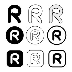 Registered Trademark icon symbol sign
