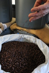 coffee beans in bag