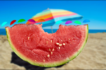 Refreshing summer watermelon