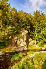 Beautiful landscape in Southern Poland near Swidnica