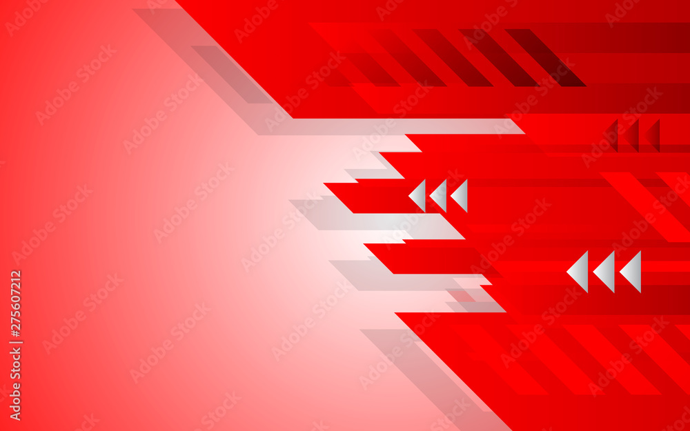 Aufkleber abstract red composition on white background. layout vector design speed movement technology concept