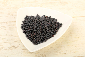 Black lentils