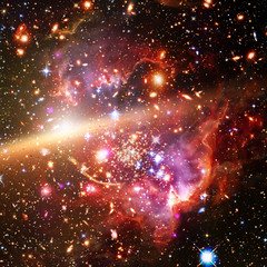 Galaxy. The elements of this image furnished by NASA.
