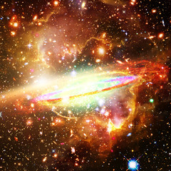 Galaxy. The elements of this image furnished by NASA.