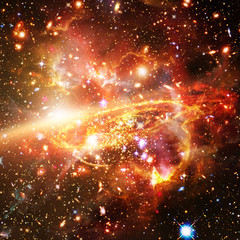 Fototapeta na wymiar Galaxy. The elements of this image furnished by NASA.