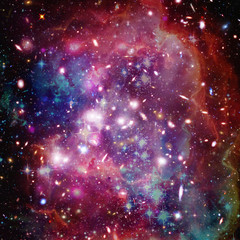 Cosmic galaxy background. Stars and cosmic gas.The elements of this image furnished by NASA.