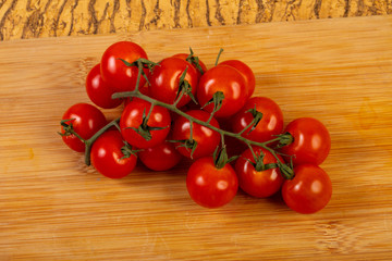 Ripe tomato branch