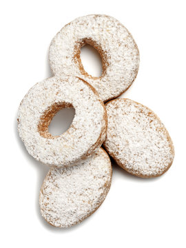 traditional spanish pastries isolated