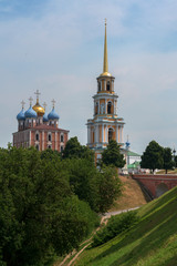 Рязанский Кремль с Трубежной набережной.