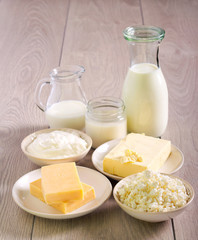 Assorted dairy product