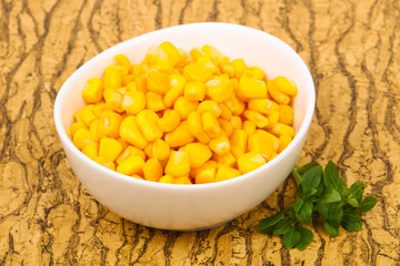 Young sweet corn