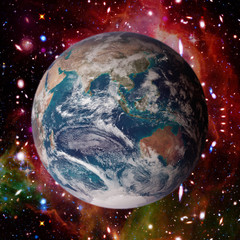 Beautiful earth from space. Space beauty. The elements of this image furnished by NASA.