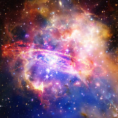 Galaxy and stars. The elements of this image furnished by NASA.