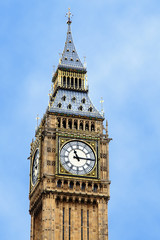 Fototapeta na wymiar London, the Big Ben clock tower