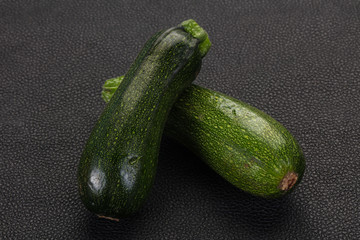 Raw ripe zucchini