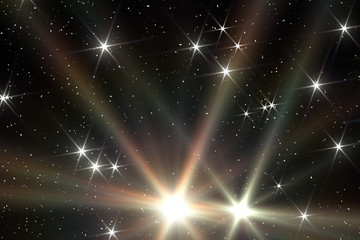 Stars in outer space. Abstract background of numerous stars.