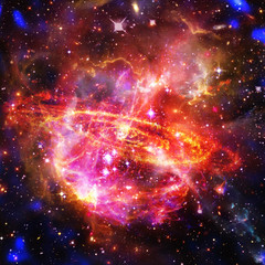 Galaxy and stars. The elements of this image furnished by NASA.