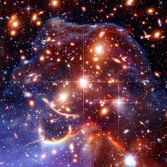Obraz premium Marvelous galaxy, nebula and stars. The elements of this image furnished by NASA.