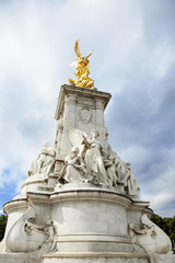 Fototapeta na wymiar London, UK - August 16, 2013 - Victoria Memorial in front of Buckingham Palace in London city
