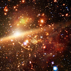 Galaxy. The elements of this image furnished by NASA.