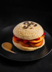 Bowlcake hamburger sucré aux fruits d'été
