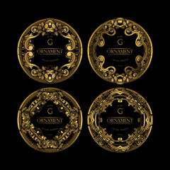 Frame Luxury with Golden Color