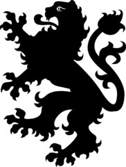 Heraldic lion