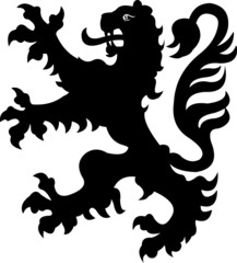 Heraldic lion