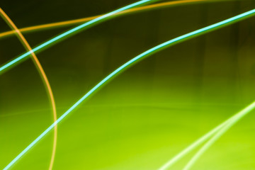 Abstract Green Stripes