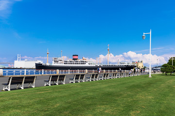 (神奈川県ｰ風景)山下公園から望む風景１４