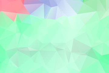 Light Green vector polygon abstract backdrop. Polygonal abstract vector with gradient. Textured pattern for your backgrounds