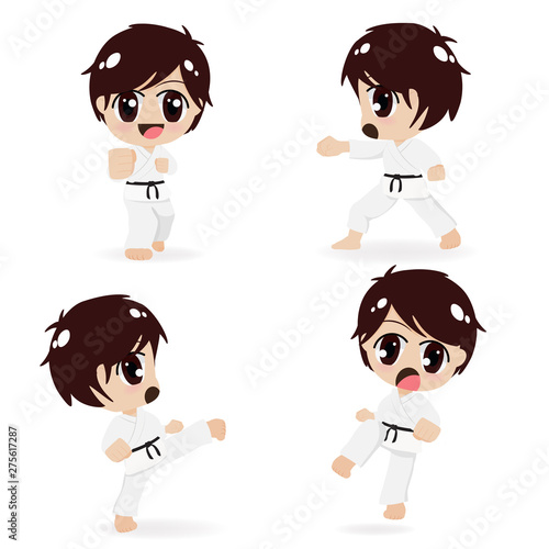Group Of Karate Kids Wearing Martial Arts Uniforms Collection Wall Mural Unchalee Group Of Karate Kids Wearing Martial Arts Uniforms Collection Wall Mural Unchalee