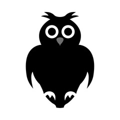 Halloween black owl