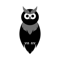 Halloween black owl