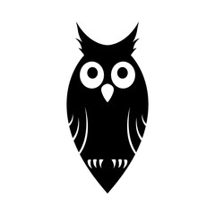 Halloween black owl