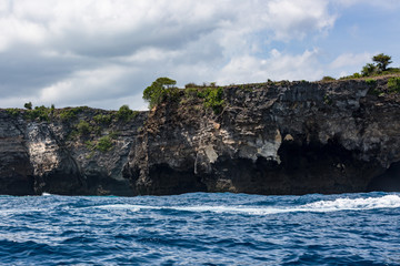 Fototapeta na wymiar Nusa Penida coastline, Bali, Indonesia.