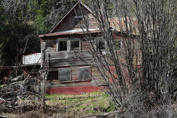 Abandoned Ruins Of Burke Idaho